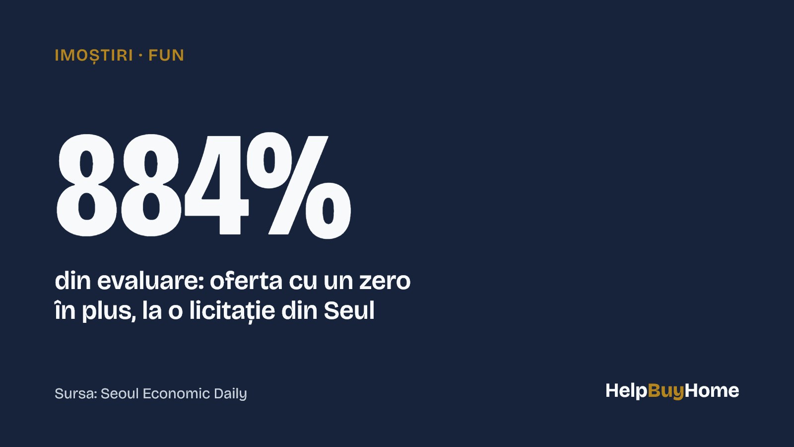 884% — din evaluare: oferta cu un zero în plus, la o licitație din Seul